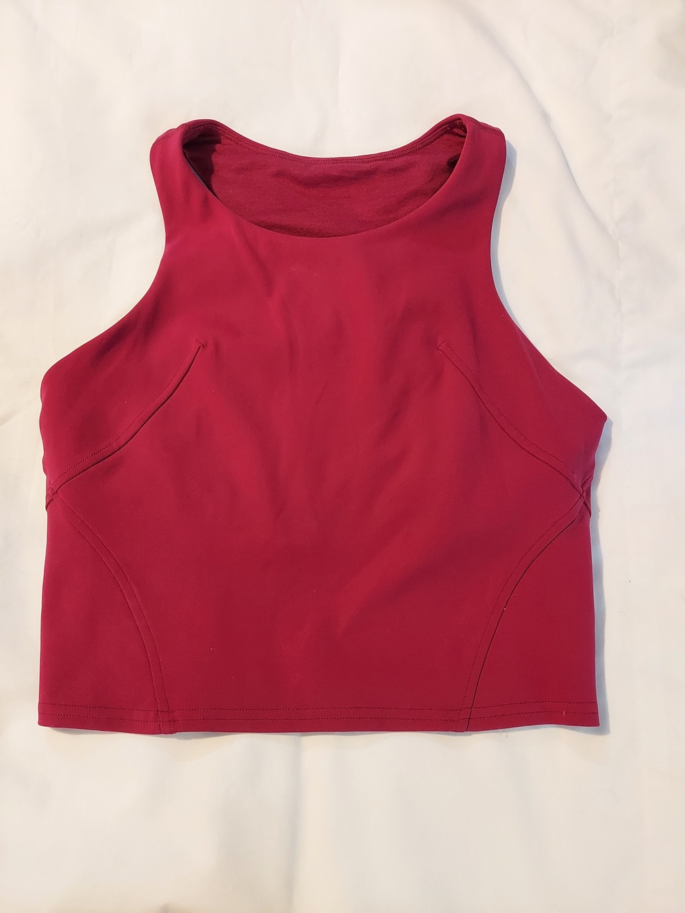 Lululemon Invigorate Training Tank Top in Pomegranate - Size 6